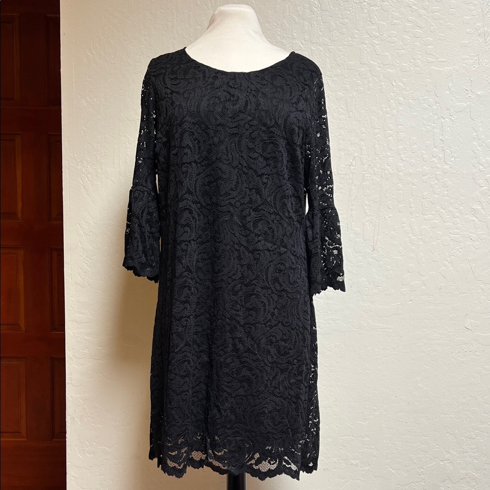 Garnet Hill lace long sleeve dress
